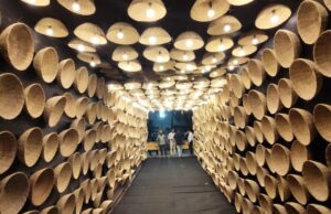 500 टोकरी से सजा शिवाजी नगर का डांडिया ग्राउंड, शहर में बना आर्कषण का केंद्र