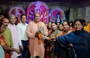 पूर्व मंत्री जयसिंह अग्रवाल ने कोरबा वासियों के लिए मां दुर्गा से की कामना.