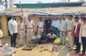 उदंती-सीतानदी टाइगर रिजर्व की टीम ने ओडिशा में दी दबिश, भरमार बंदूक के साथ 5 शिकारी गिरफ्तार…