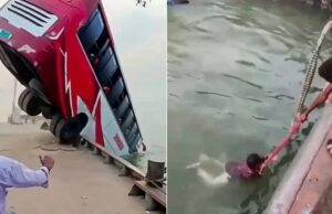 बांग्लादेश बस हादसा: पद्मा नदी में गिरी बस, मरने वालों की संख्या 26 पहुंची, कई लापता
