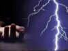 आकाशीय बिजली गिरने से 13 साल की बच्ची की गई जान, 7 मवेशियों की भी हुई मौत