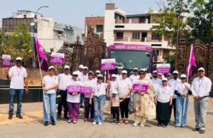 ओएसिस फर्टिलिटी की जननी यात्रा पहुँची रायपुर, फर्टिलिटी जागरूकता को दे रही बढ़ावा