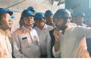 उद्योग एवं सार्वजनिक उपक्रम मंत्री लखनलाल देवांगन ने किया वेदांता पावर प्लांट के घटनास्थल का निरीक्षण