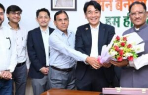 रायपुर पहुंचे जापान के प्रतिनिधिमंडल CM साय से मिले