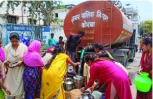 केन्दईखार बस्ती में एक सप्ताह से जल संकट
