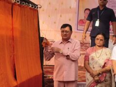 Lakhan Lal Dewangan Lays Foundation Stone for Drain Construction from BALCO Cooling Tower to Risda Bridge