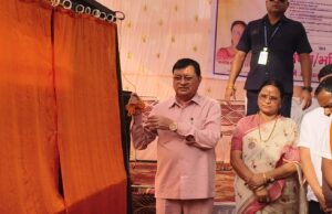 Lakhan Lal Dewangan Lays Foundation Stone for Drain Construction from BALCO Cooling Tower to Risda Bridge