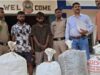 तस्करों का दुस्साहस: घेराबंदी देख पुलिसवालों को किया कुचलने का प्रयास, फिर खुद हो गए हादसे का शिकार, डेढ़ क्विंटल गांजा के साथ 5 आरोपी गिरफ्तार