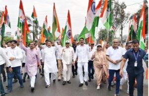 KORBA:-गोपाल मोदी के नेतृत्व में सीतामढ़ी से घंटाघर तक निकली तिरंगा यात्रा, ‘हर घर तिरंगा’ का दिया संदेश