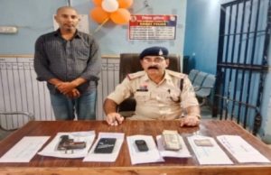 भाटापारा में ज्वेलर्स से 12 लाख की लूट का फरार आरोपी कोरबा से गिरफ्तार