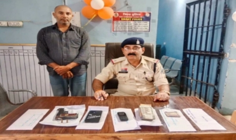 भाटापारा में ज्वेलर्स से 12 लाख की लूट का फरार आरोपी कोरबा से गिरफ्तार