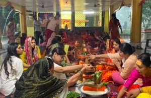 सावन के अंतिम सोमवार को 12 पार्थिव शिवलिंगों में द्वादश ज्योतिर्लिंग स्वरूप का महा रुद्राभिषेक संपन्न