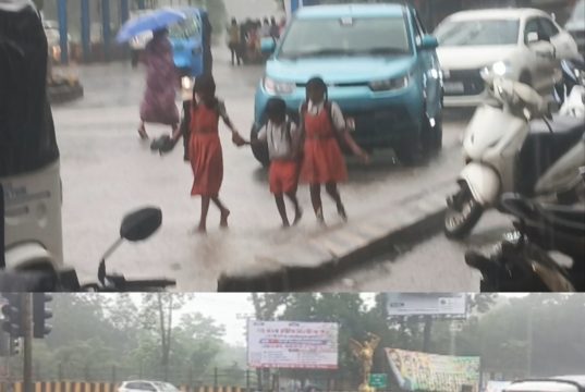 छत्तीसगढ़ में आफत की बारिश: सरकार ने की सभी स्कूलों में छुट्टी की घोषणा, कोरबा में मूसलाधार बरसात के बीच भीगते नजर आए मासूम…