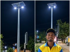 डीएमएफ की पहल से रिस्दी चौक रोशन, रात में राहगीरों और वाहन चालकों को मिली सुविधा