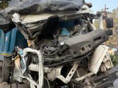 KORBA: दर्री में ट्रेलर और हाइवा की भीषण टक्कर, हाइवा चालक की दर्दनाक मौत