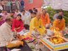विजयादशमी पर एसपी विजय कुमार पाण्डेय ने पुलिस लाइन में की शस्त्र पूजा