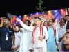 विजयादशमी पर लाल मैदान सहित शहर के प्रमुख दशहरा उत्सवों में शामिल हुए उद्योग मंत्री लखन लाल देवांगन
